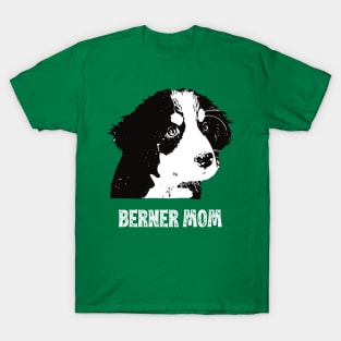 Berner Mom Bernese Mountain Dog Poodle Design T-Shirt